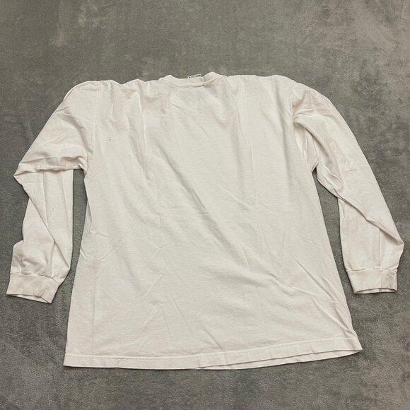 Vintage Single stitch Boston University Tshirt White Size XL Pullover Crewneck - Picture 11 of 13